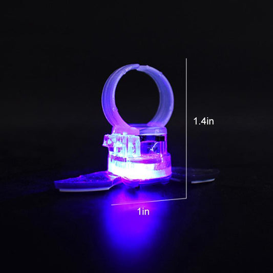 Fun Christmas Glowing Plastic Rings