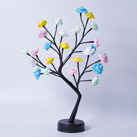 LED Rose Tree Lamp USB or Battery Operated