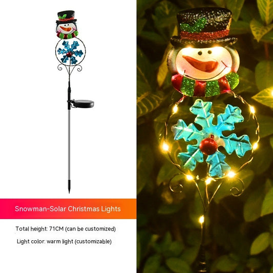 Solar Powered Christmas LED Ground Stake Lights