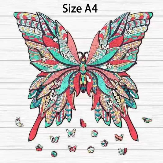 Paisley Butterfly Wooden Puzzle