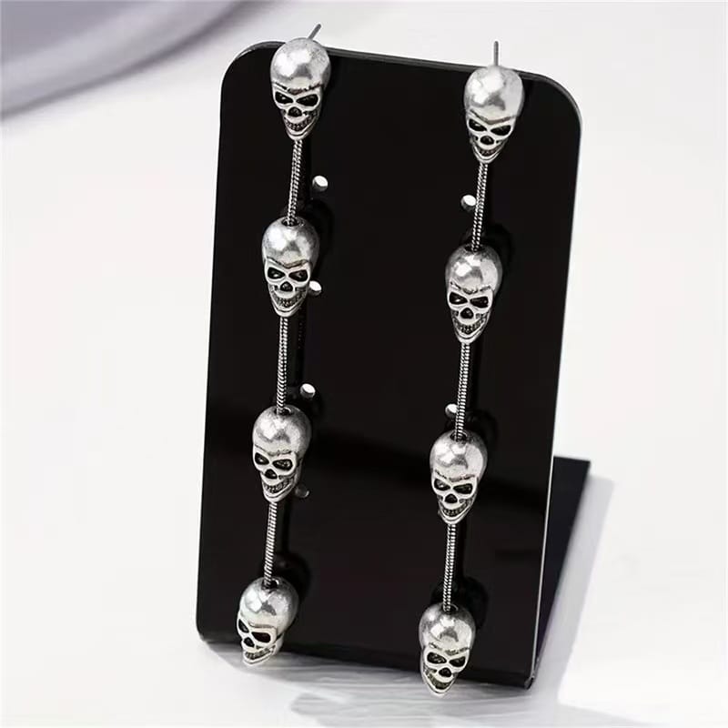 Skull Cascade Earrings