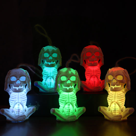 Color changing LED Skeleton Hanging Ornament