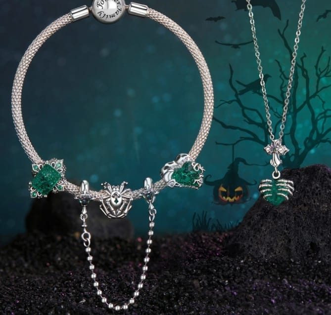 Silver Spider Bracelet Charm