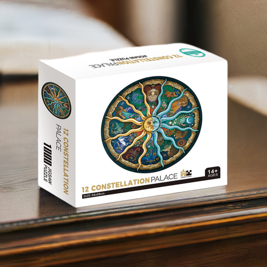 Zodiac Astrology Wooden Puzzle