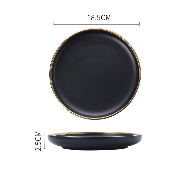 Signature Gold & Silver Trim Dinnerware Set