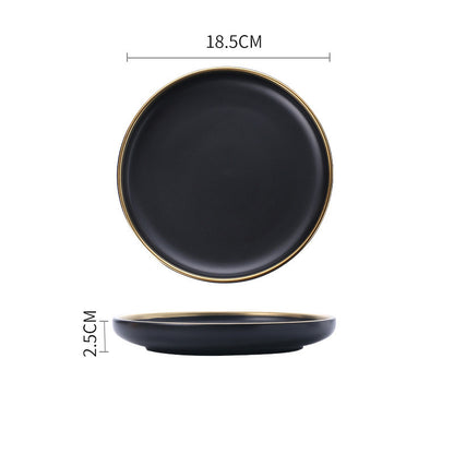 Signature Gold & Silver Trim Dinnerware Set