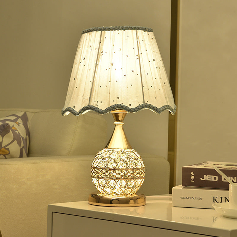 Beautifully Crafted Crystal Table Lamp