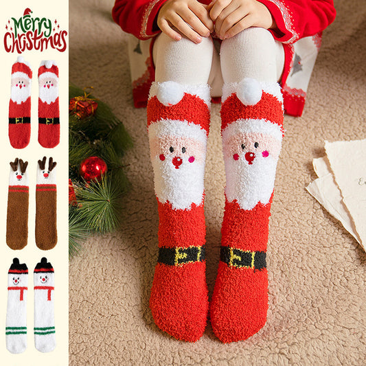 Cozy Thick Wool Fleece Christmas Socks