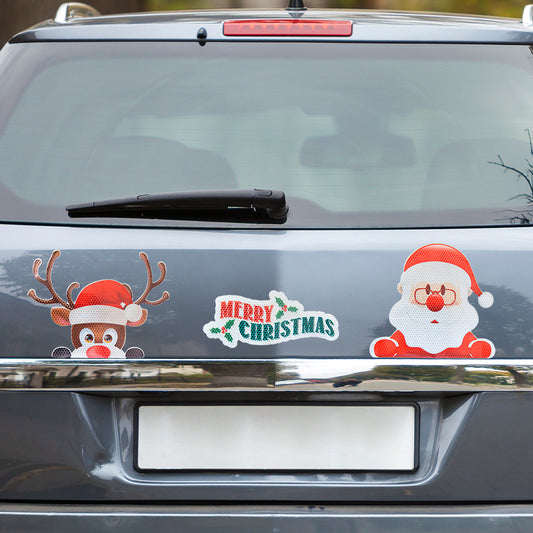 Assorted Reflective Car Magnets – Christmas Holiday Vehicle Decor