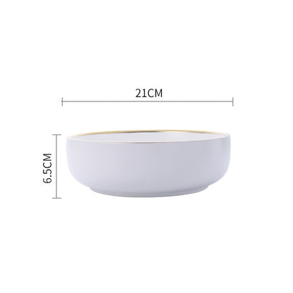 Signature Gold & Silver Trim Dinnerware Set