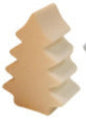 Five-pointed Star/Angel/Christmas Tree LED Seven-color Night Light