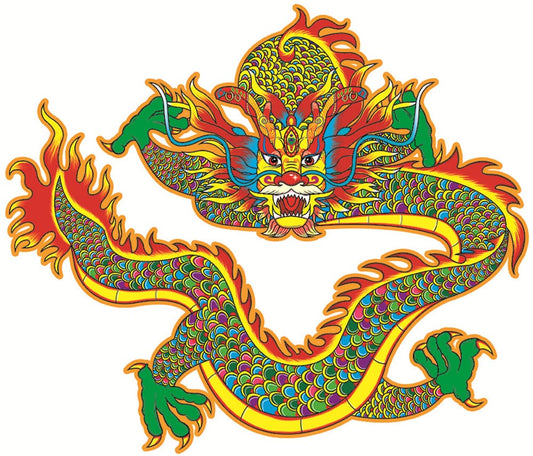 Colorful Dragon Wooden Jigsaw Puzzle
