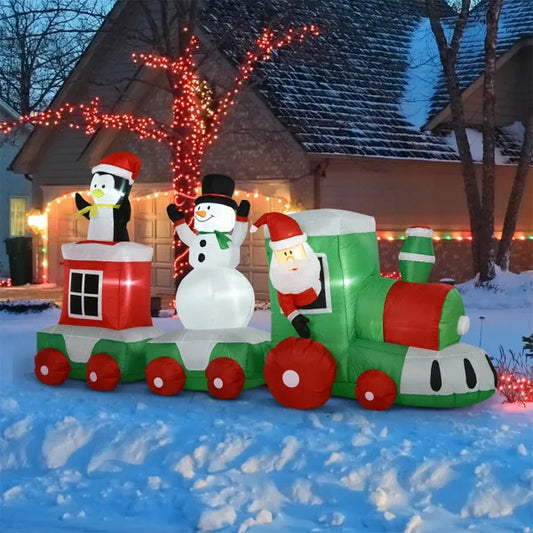 Holiday Express Inflatable Train w/LED lights