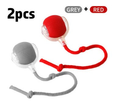 Interactive Smart Rolling Cat Ball Toy with Replaceable Tail