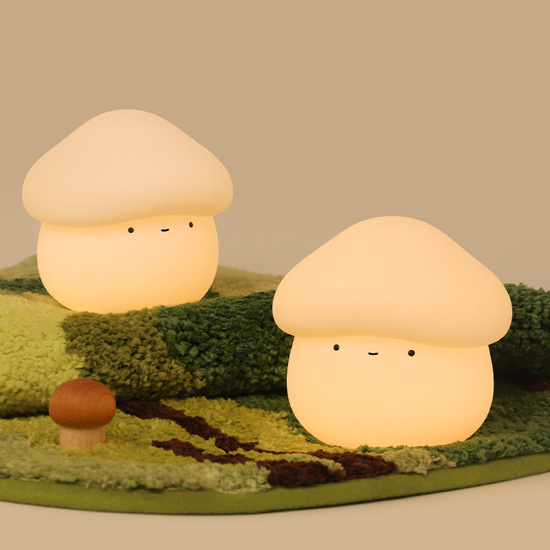 Silicone Mushroom Touch Night Light