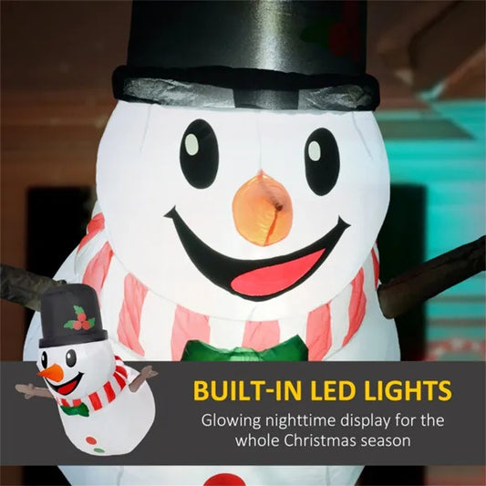 Window Surprise Snowman LED Inflatable