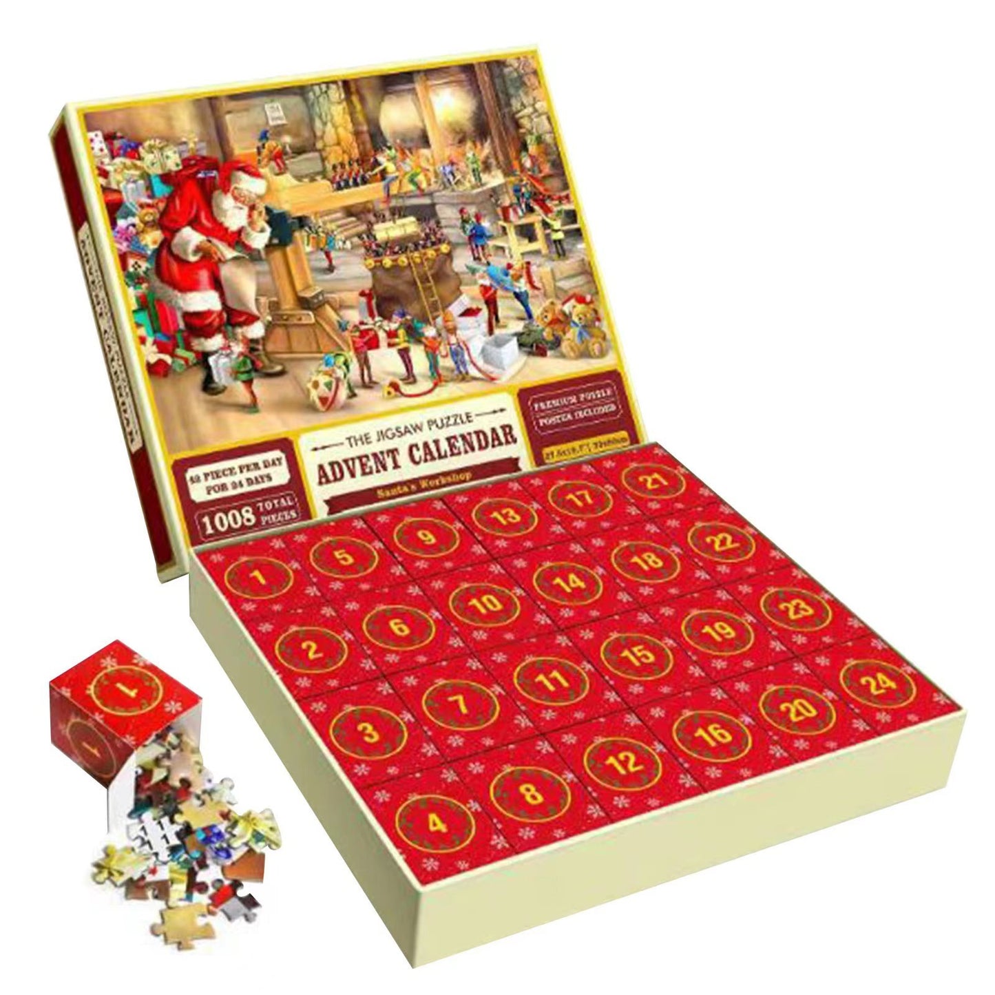 24 Day Christmas Puzzle Advent Calendar 1008 Pieces