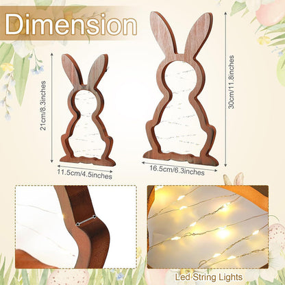Hoppy Little Lighted Bunnies 2 pc. Set