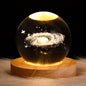 Luminous Starry Sky And Planets Moon Crystal Ball