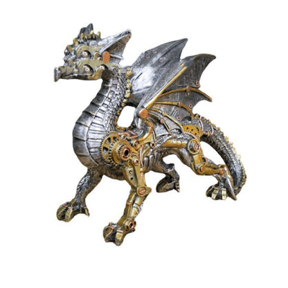 Steampunk Dragon Resin Decorative Figure