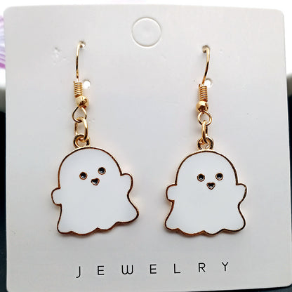 Adorable Dangling Ghost Earrings