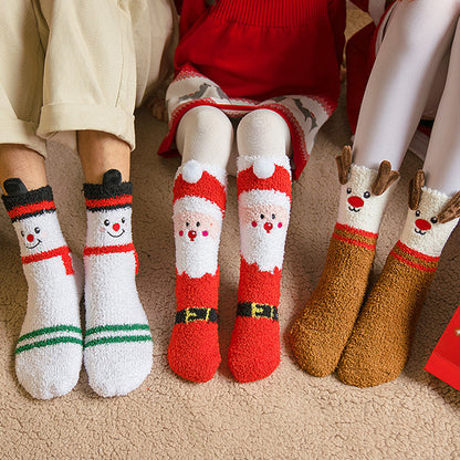 Cozy Thick Wool Fleece Christmas Socks