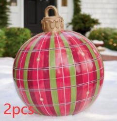 Various Christmas Ornament Inflatable Ball Outdoor PVC 24"(60cm)