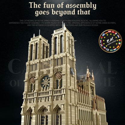 Notre Dame De Paris Building Blocks Cultural Building Toys