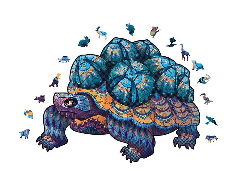 Colorful Tortoise Wooden Puzzle