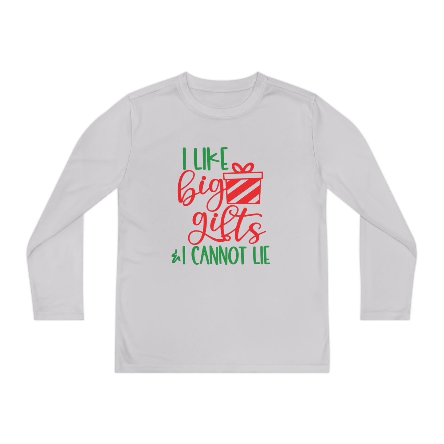 I Like Big Gifts & I Cannot Lie Youth Long Sleeve Tee