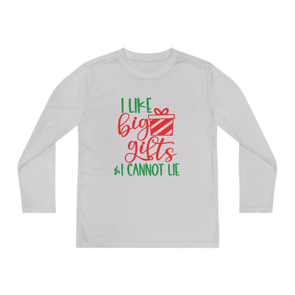 I Like Big Gifts & I Cannot Lie Youth Long Sleeve Tee