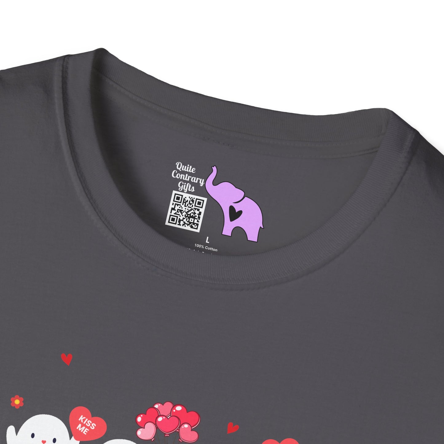 Valentines Ghosts Adult T-shirt