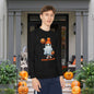 Spooky Season Ghost Trick-or-Treater Youth Long Sleeve Tee