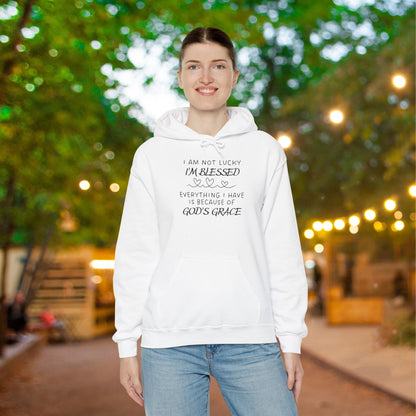 I'm Not Lucky I'm Blessed... Heavy Blend™ Hooded Sweatshirt