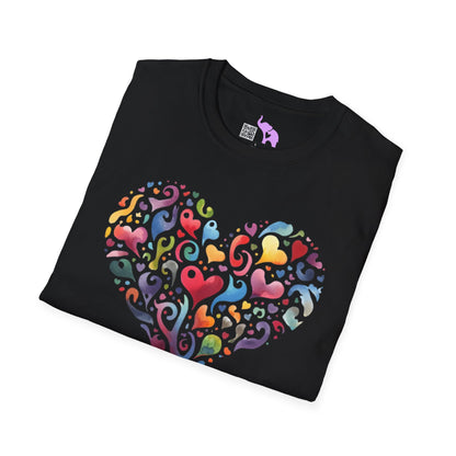 Hearts That Speak Adult T-shirt
