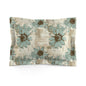 Rustic Teal Daisy Pillow Sham