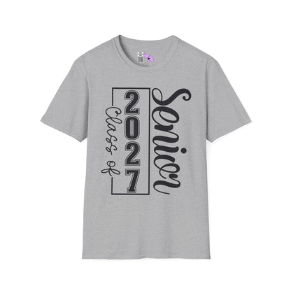 Vertical Class of 2027 Senior Adult T-shirt