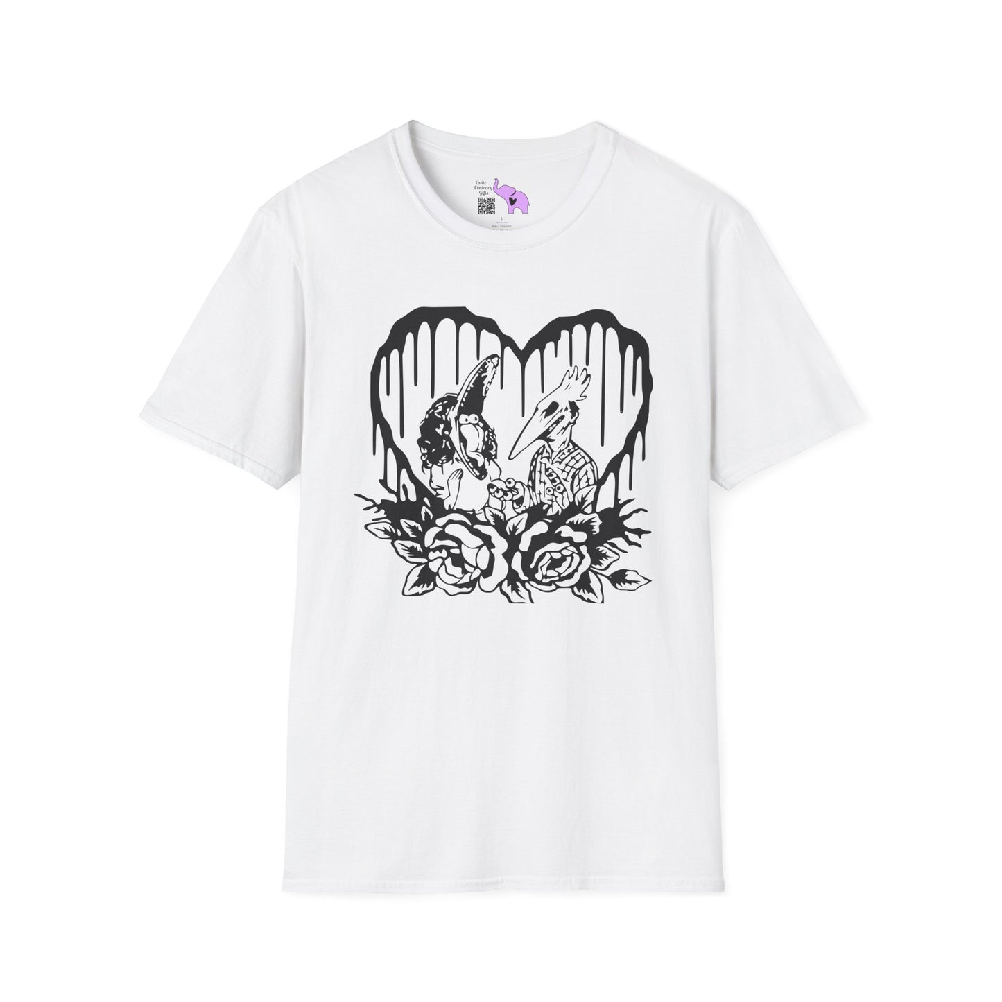 Beetlejuice Barbara & Adam Adult T-shirt