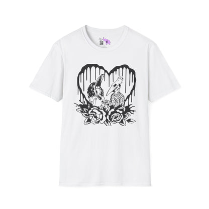 Beetlejuice Barbara & Adam Adult T-shirt