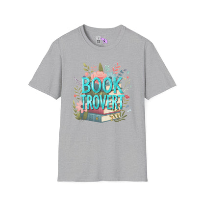 Booktrovert (Floral) Adult T-shirt