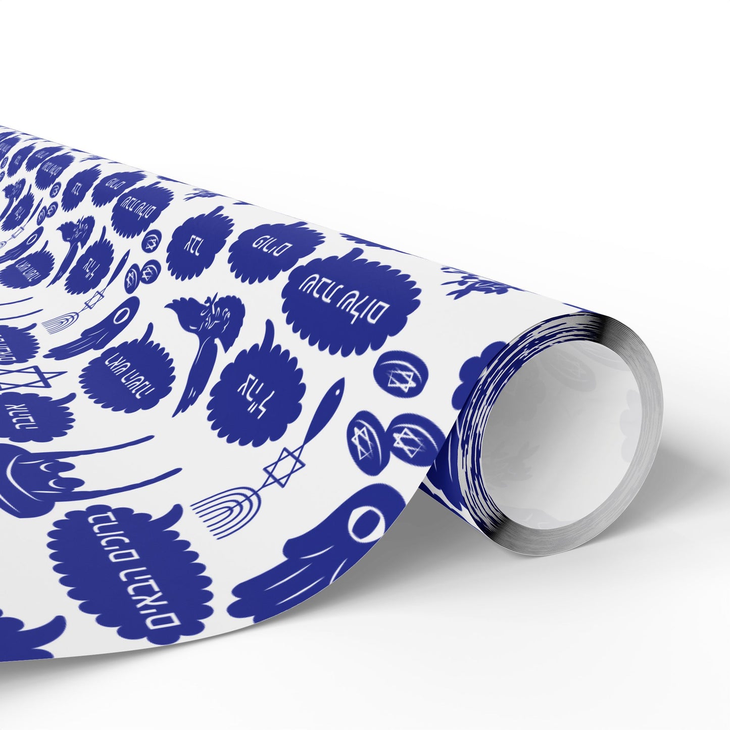 Celestial Celebration Hanukkah Wrapping Paper