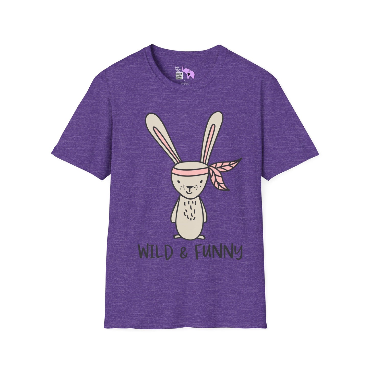 Wild & Funny (Bunny) Adult T-shirt