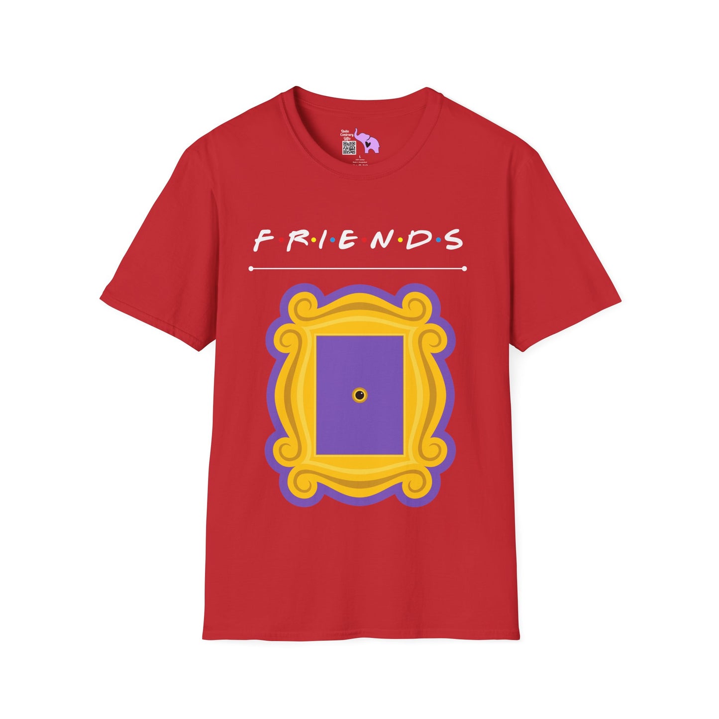 Friends; Peephole Adult T-shirt