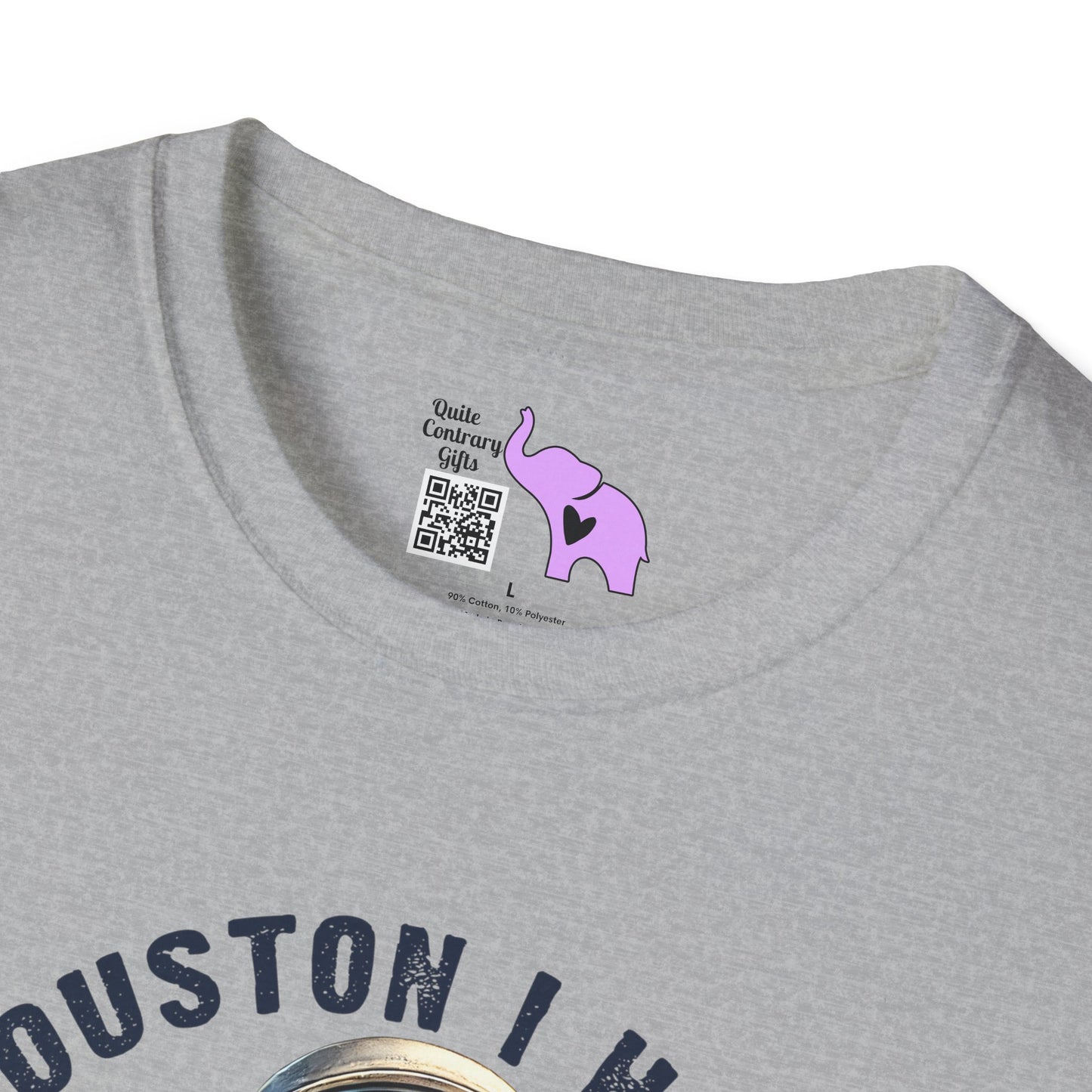 Astronaut Panda Houston I Have So Many Problems Adult T-shirt