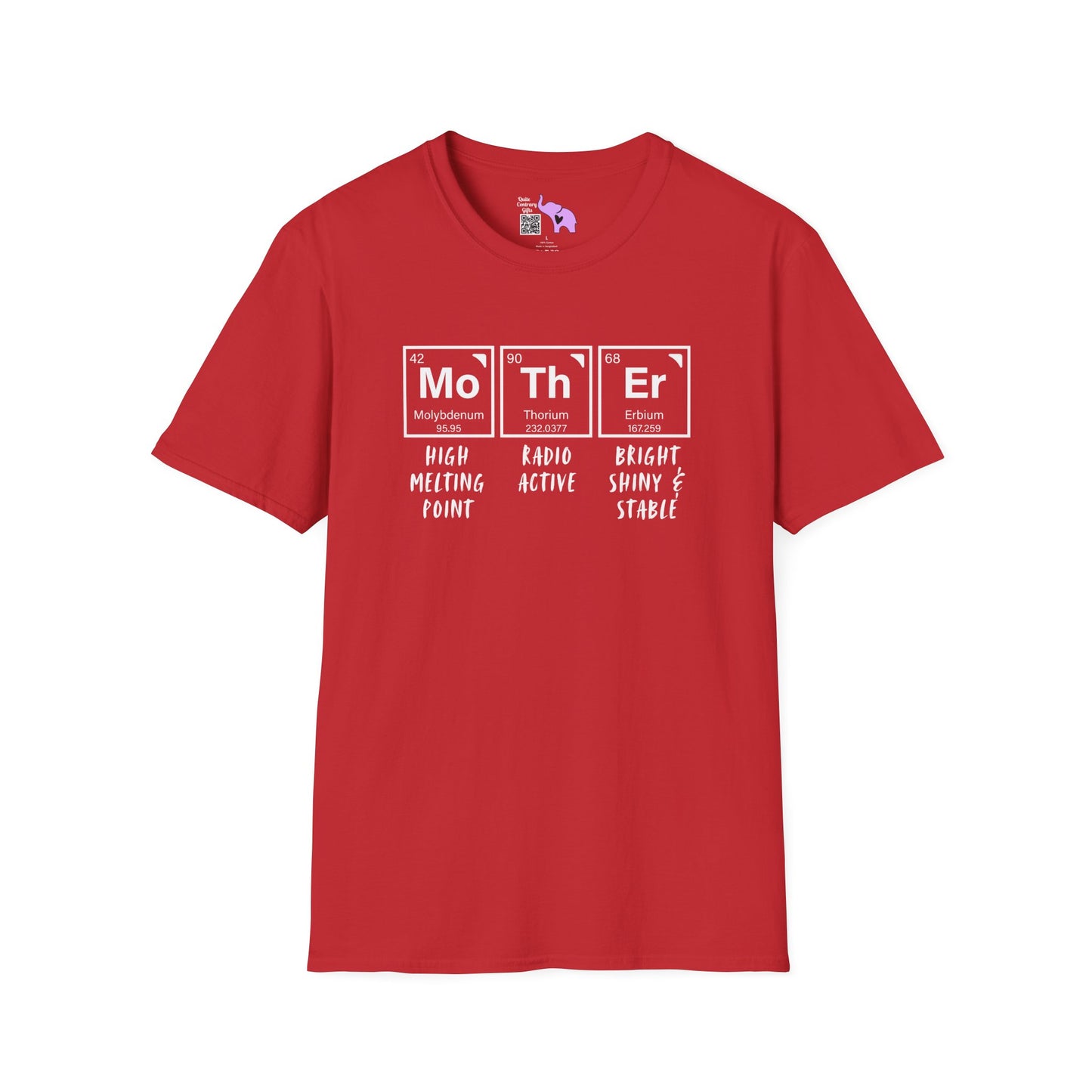 Mother Periodic Table Elements Adult T-shirt