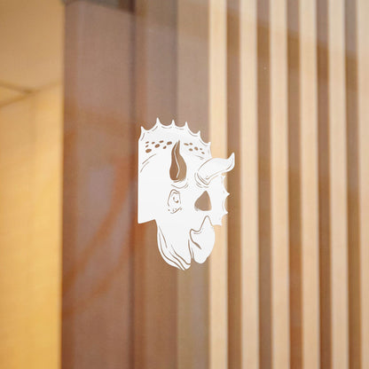 Triceratops Peek-A-Boo Decal