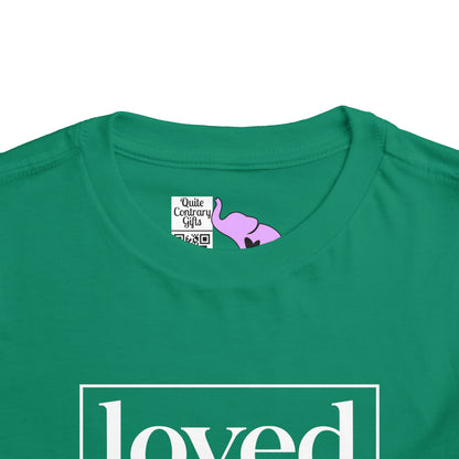 Loved Romans 5:8 Toddler Tee