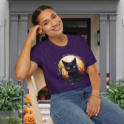 Creepy Black Cats 13 Adult T-shirt