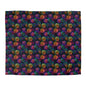 Neon Whisper Blooms Microfiber Duvet Cover