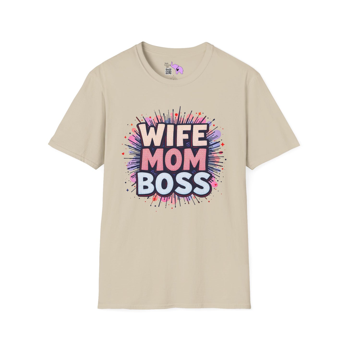 Wife Mom Boss Adult T-shirt